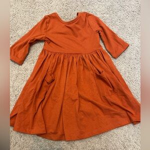EUC - Pumpkin Spice Pocket Twirl Dress
